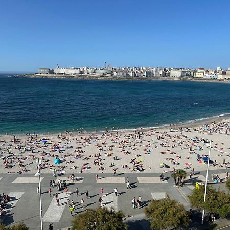 Apartamento Piso Con Vistas A La Playa De Riazor A Coruña Exterior foto