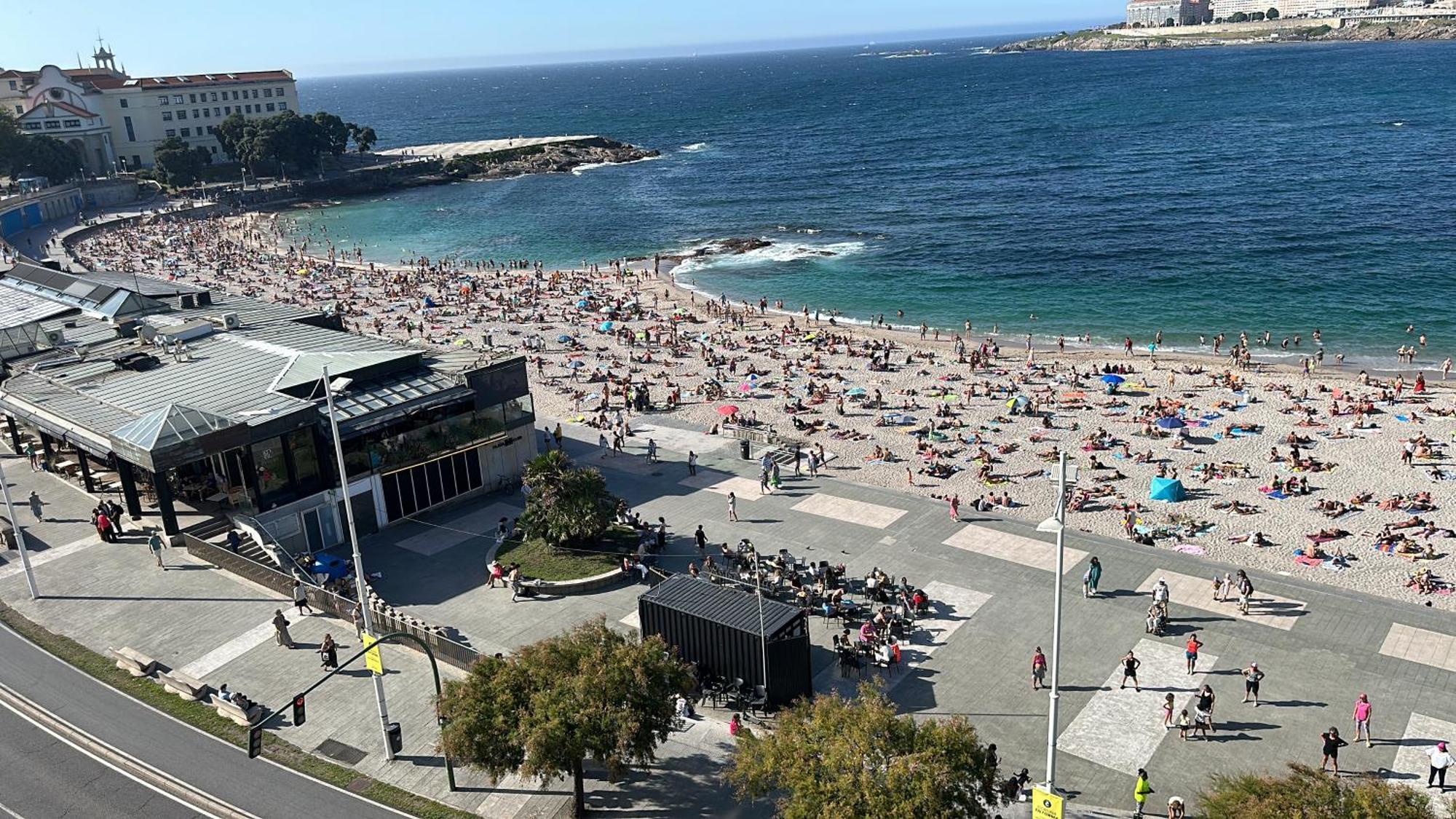 Apartamento Piso Con Vistas A La Playa De Riazor A Coruña Exterior foto